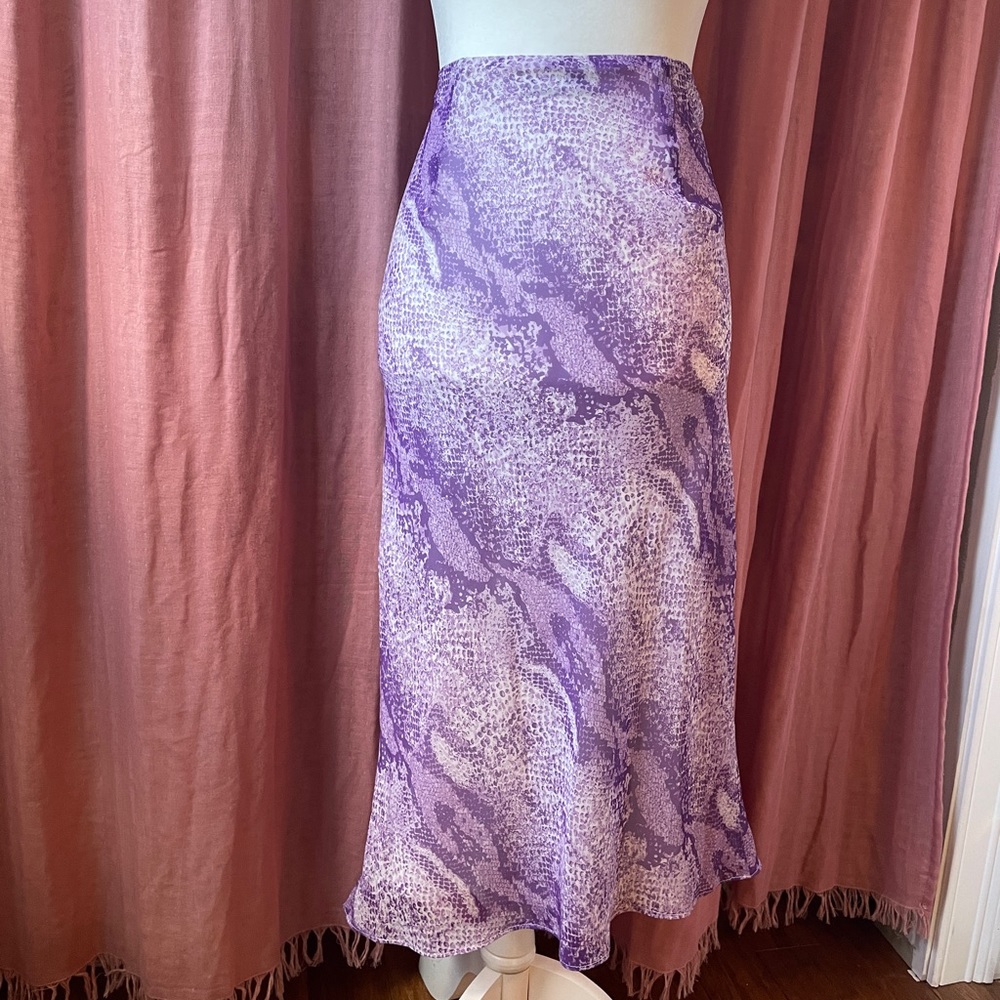The East Order X Revolve Midi Skirt, snake print